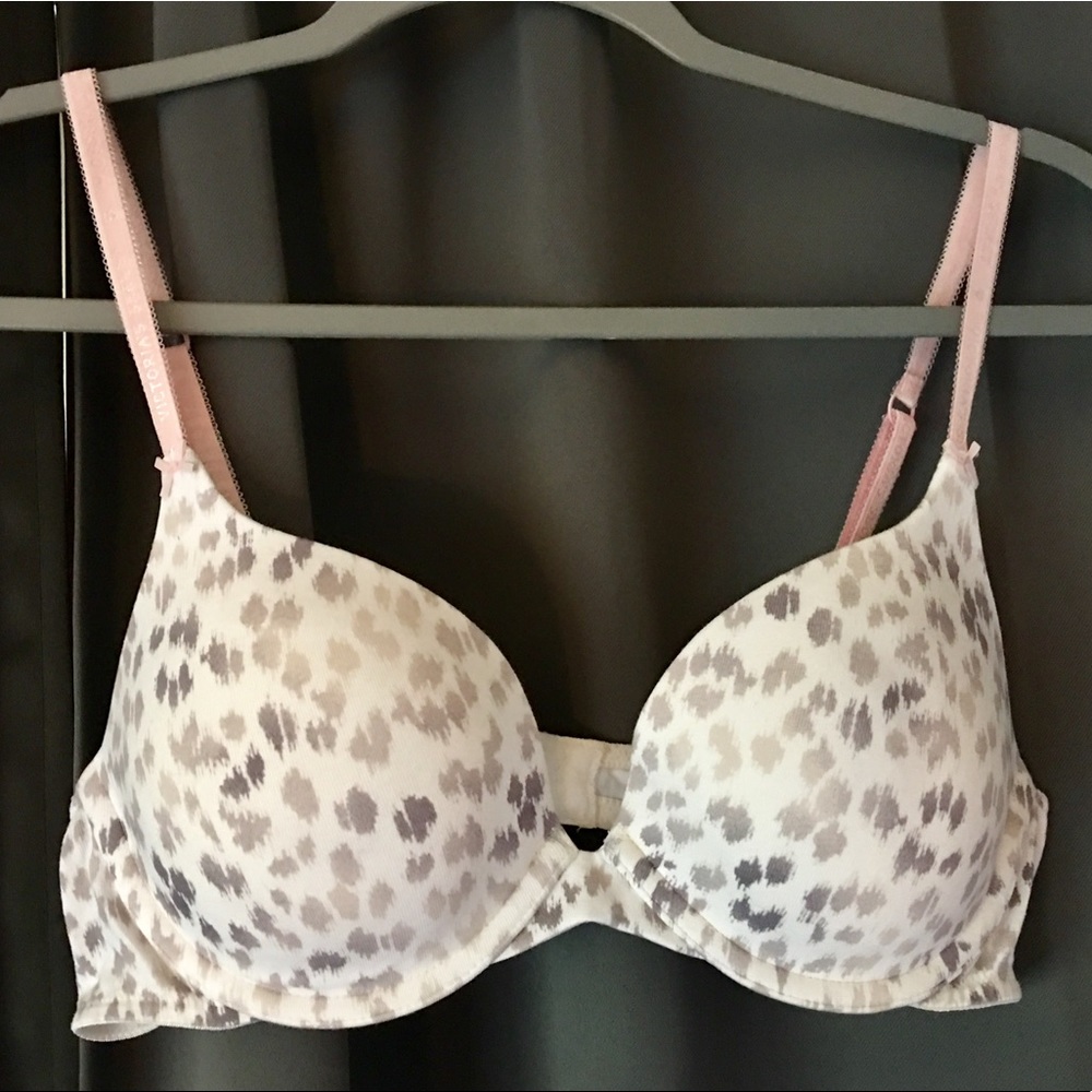 COPY - VS Cotton Padded Animal Print Bra 36B